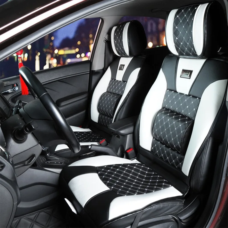 Danny leather seat cushion apricot coffee color red black and white special customization classical noble car sets | Автомобили и