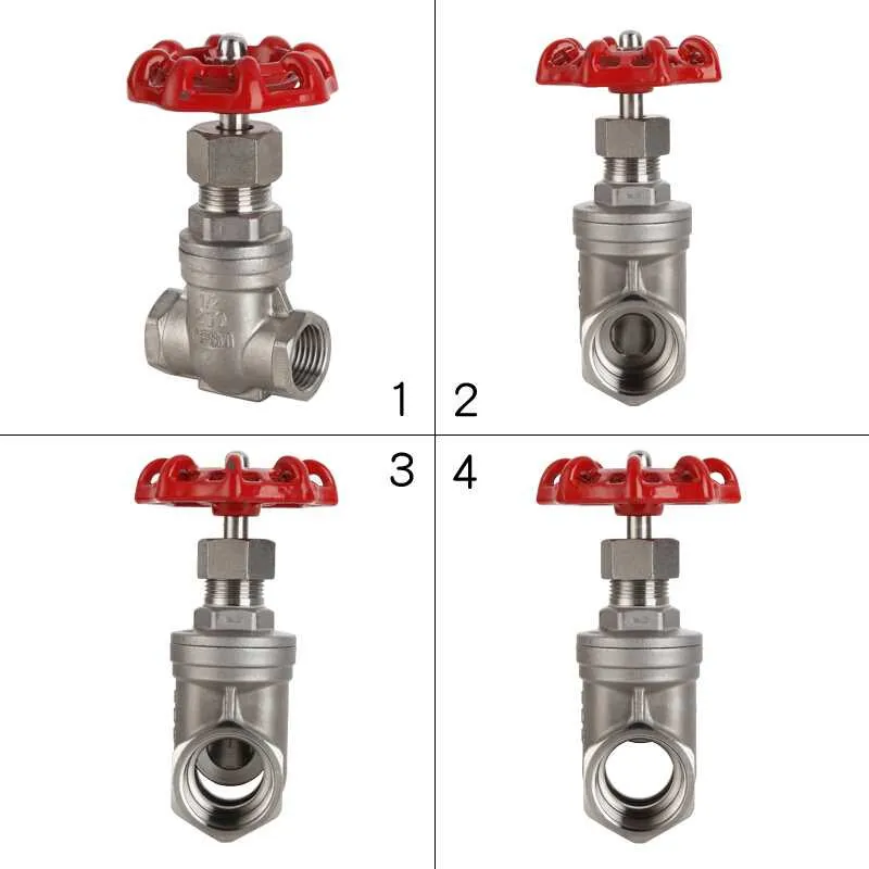 Запорный клапан SS304 из нержавеющей стали резьба 1/2 &quot3/4&quot 1 &quot2&quot DN15 DN20 DN25 DN32 DN40 DN50