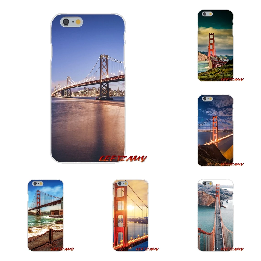 Аксессуары чехлы для телефонов iPhone X 4 4S 5 5S 5C SE 6 S 7 8 Plus California Golden Gate|Чехлы-накладки| |