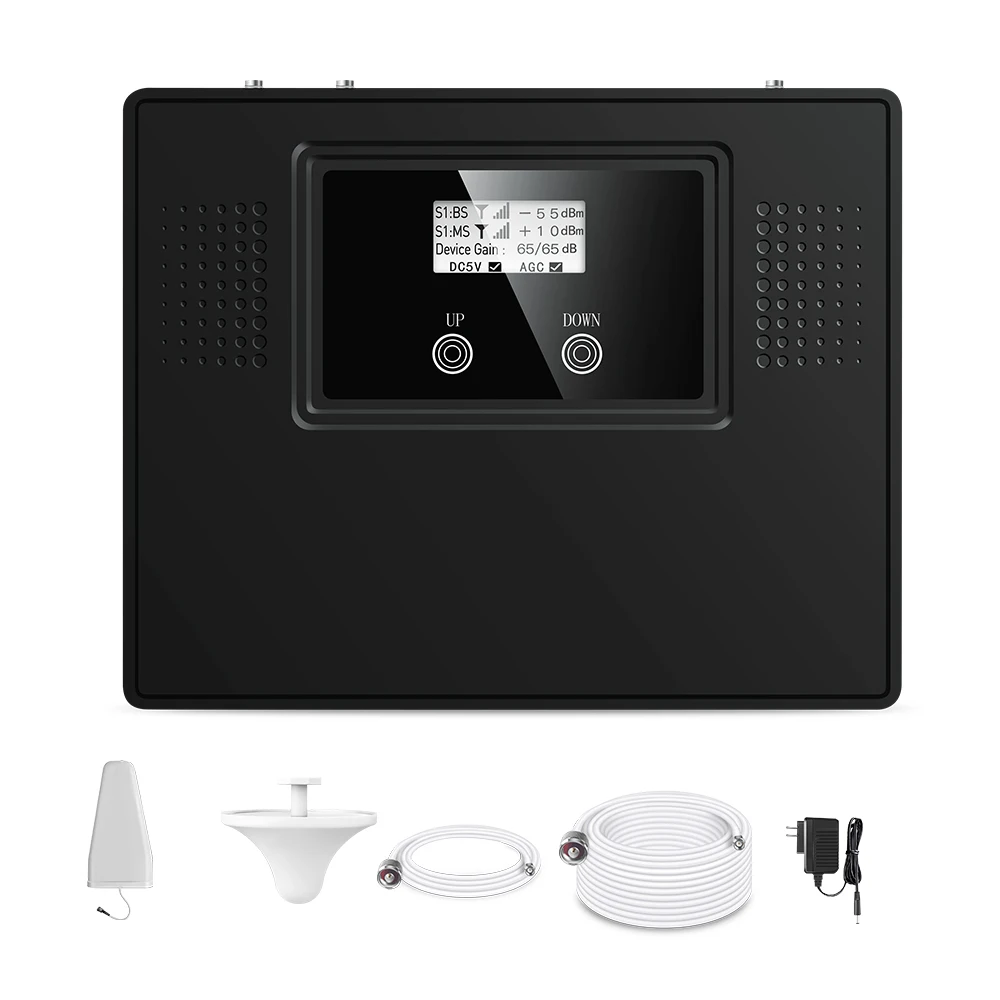 ATNJ GSM DCS WCDMA 900 + 1800 2100 трехдиапазонный мобильный усилитель сигнала 2G 3G 4G LTE сотовый