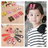 10 pairslot korean cute childrens hair accessories baby girls hairpin bow knot cartoon hair clip