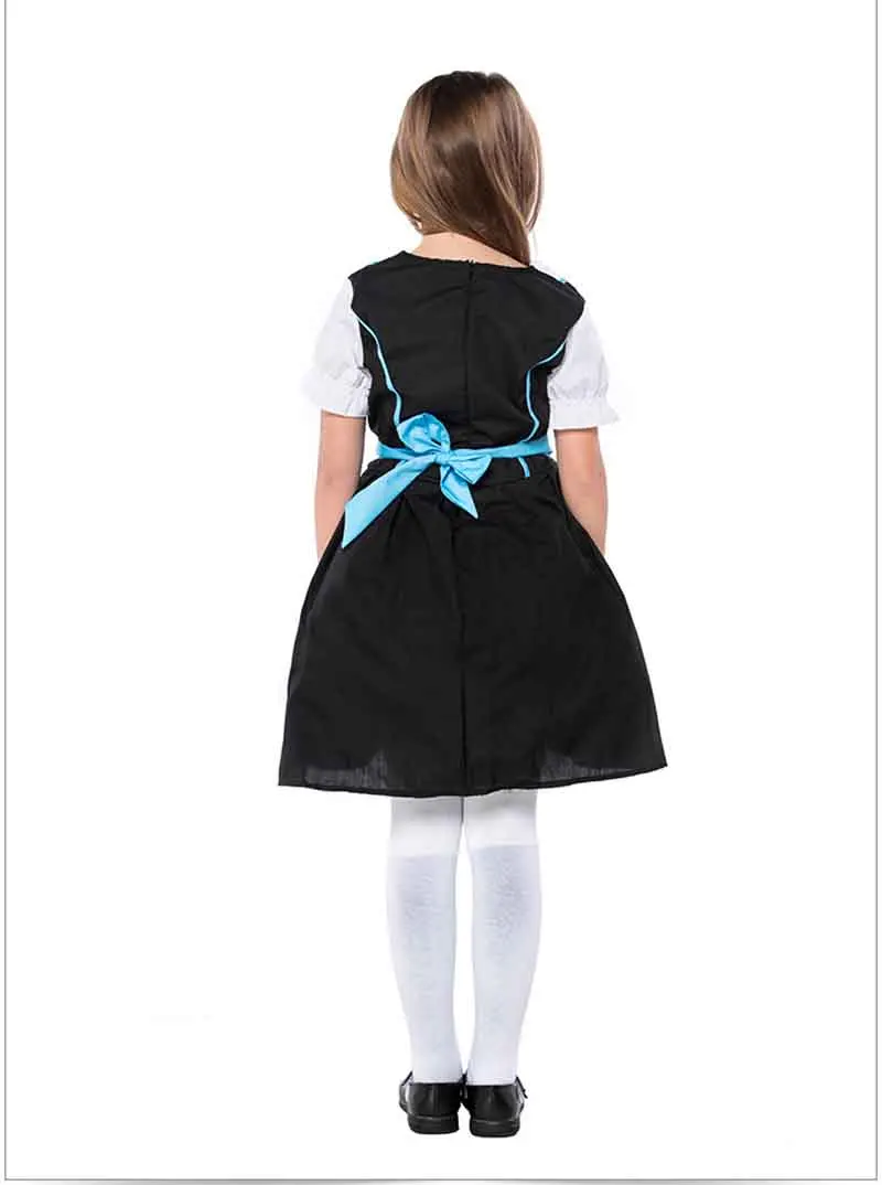 

Fantasia Baby Girls Maid Costume Halloween Cosplay Children`s Oktoberfest German Beer Maid Costume Party Fancy Dress Kids Outfit