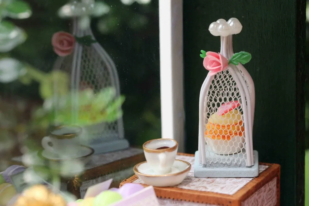 Мебель Diy Кукольный дом Wodden Miniatura кукольные домики набор мебели Diy головоломка сборка ручной работы кукольный домик игрушка для детей подарок