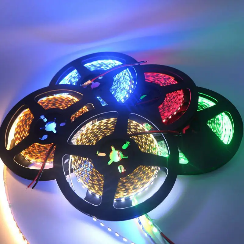 SZYOUMY 100 м яркий DC12V 5 16.4фт 600leds12 0led/M узкая сторона мм Ширина 2835 SMD гибкий