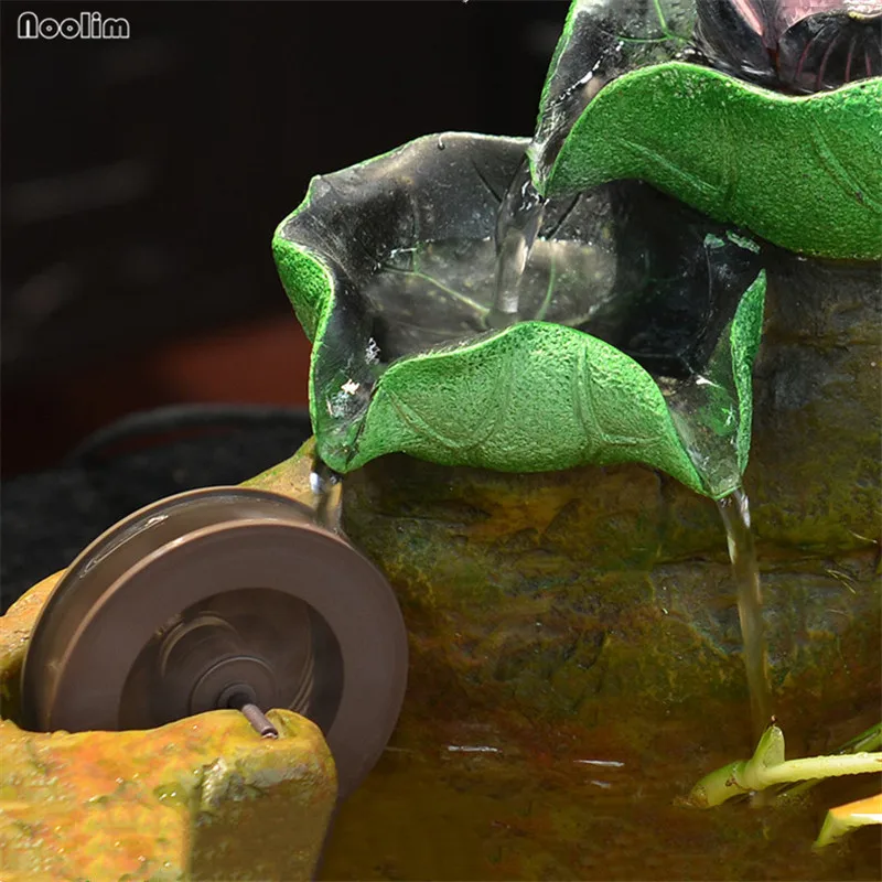 Водяной фонтан Lotus Rockery приносящее удачу увлажнение украшение для дома подарок