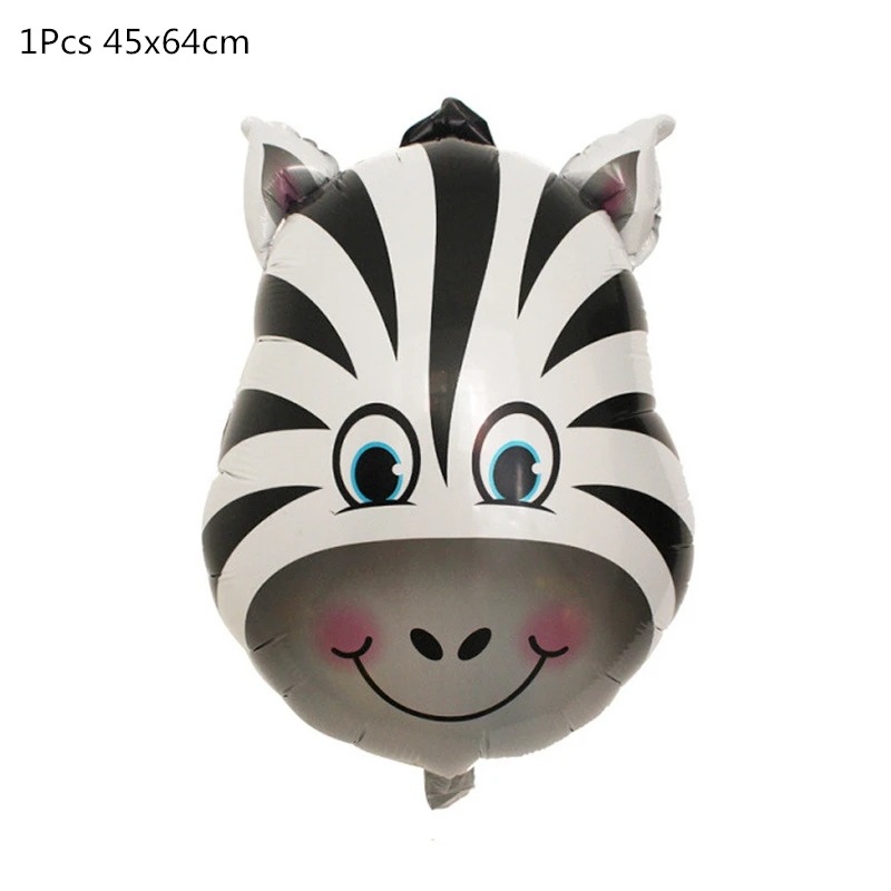 1pcs zebra Джунгли день рождения одноразовые столовые приборы Джунгли животных одноразовые тарелки/чашки/салфетки сафари джунгли вечерние украшения принадлежности - Color: 1pcs zebra
