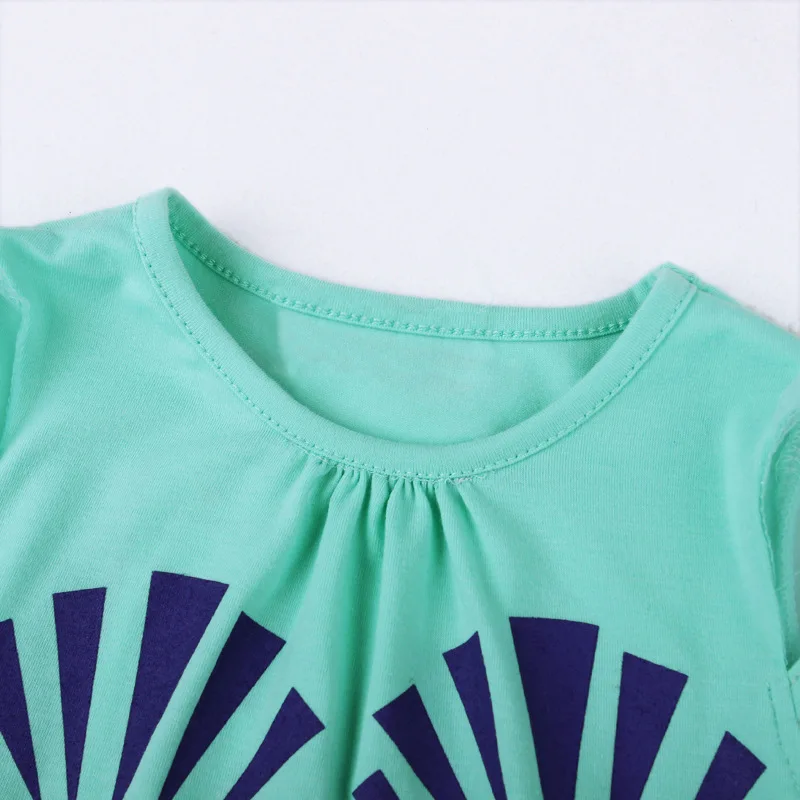 2016 summer girls dress baby girl dresses blue green infant clothes kid clothing casual kids new style children outfit | Детская одежда