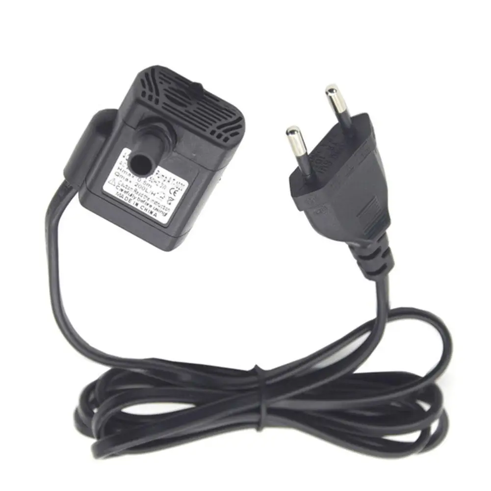 Аквариумный погружной водяной насос всасывающий для аквариума Круглый с