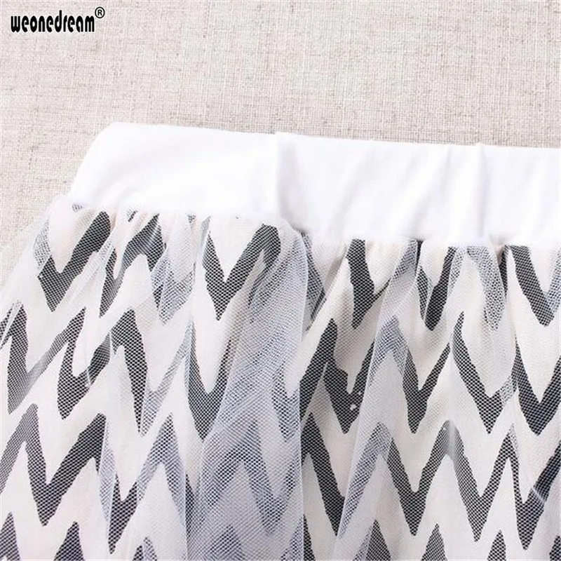 WEONEDREAM/комплекты одежды для девочек футболка + сетчатая юбка повседневное