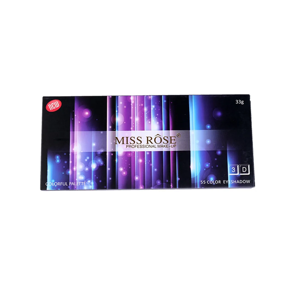 MISS ROSE 55 оттенков тени для век палитра макияжа стойкие мерцающие матовые