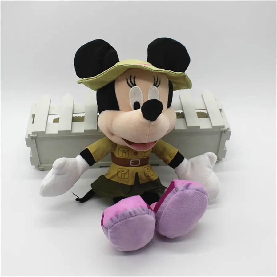 B 30CM 1 шт. Минни Маус плюшевые мягкие игрушки Инженер "Минни Маус" brinquedo детские мягкие куклы - Цвет: B 30CM