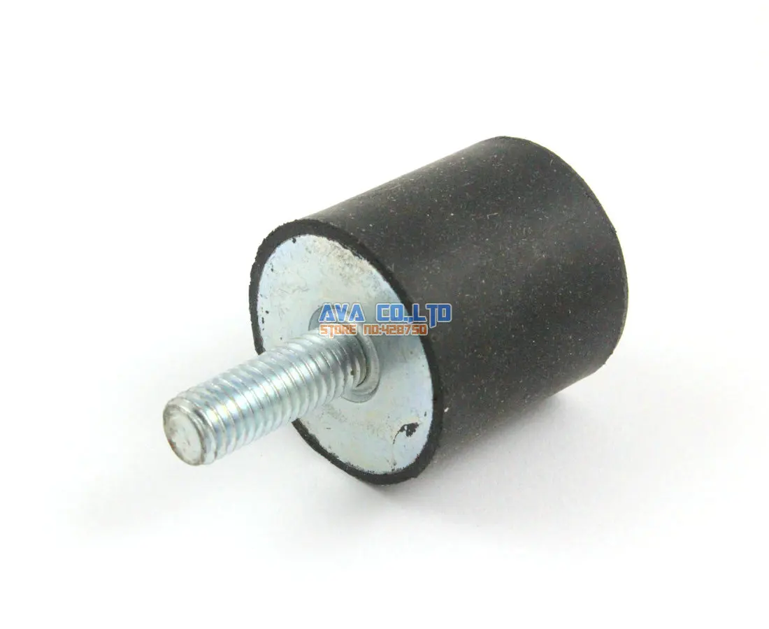 Мужской резиновый амортизатор с антивибрационным креплением 5 шт. 30*30 мм M8 * 23