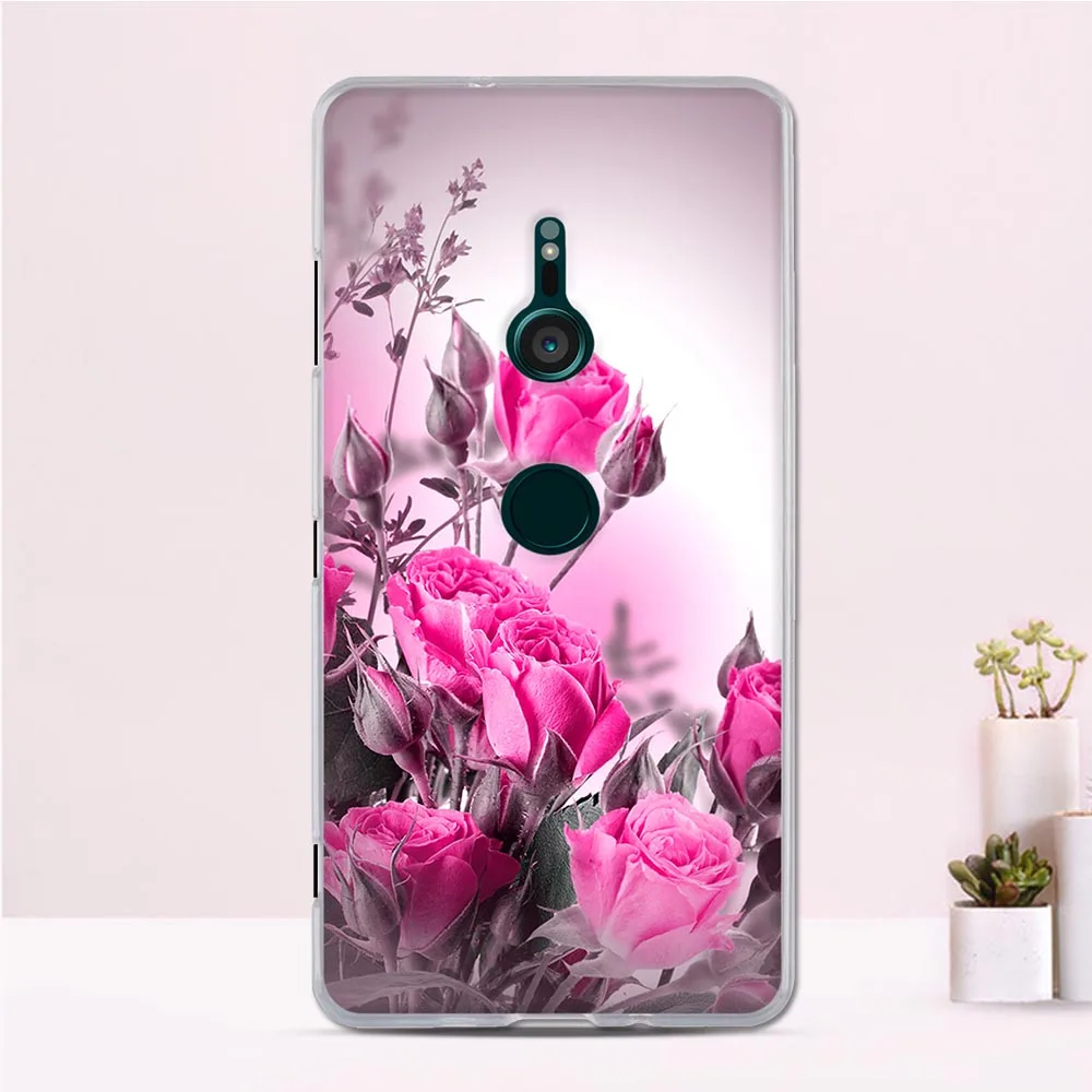 Чехол для sony Xperia XZ3 мягкий чехол из ТПУ XZ4 силиконовый компактный сумка телефона |