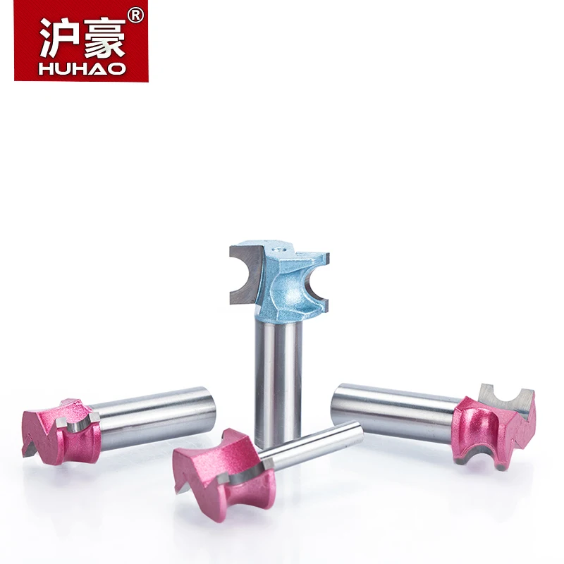 1 шт. Концевая фреза HUHAO 1/2 &quot1/4&quot с хвостовиком для деревообрабатывающего