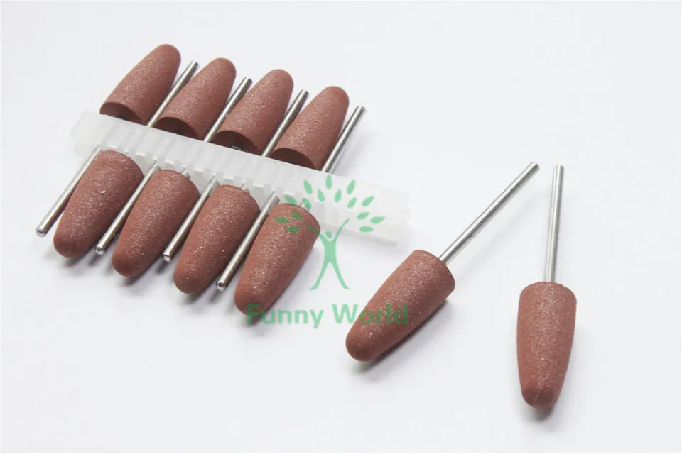 Полировальные машинки для стоматологических лабораторий 10 шт./компл. коричневые