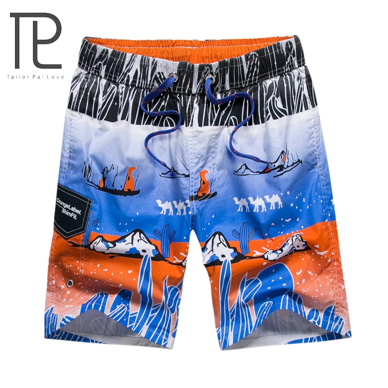 

Tailor Pal Love 2021 Summer Casual Beach Shorts For Men Fashion Printing Vacation Cotton Mens Board Shorts