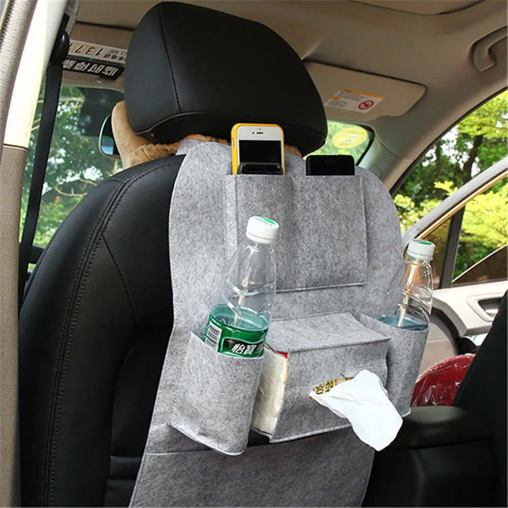 Средства ухода для автомобиля с карманами Фетр стайлинга автомобилей на заднем