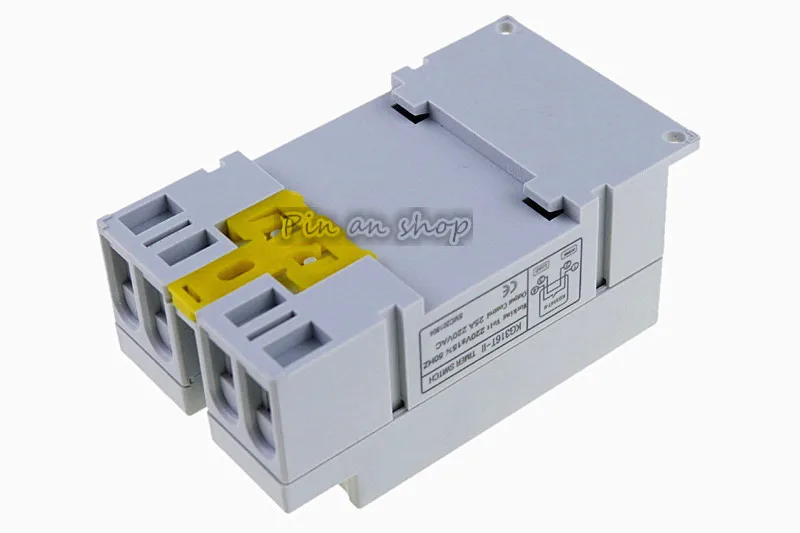 1 шт. KG316T-II 25A 220VAC Din направляющий цифровой программируемый таймер с ЖК-дисплеем