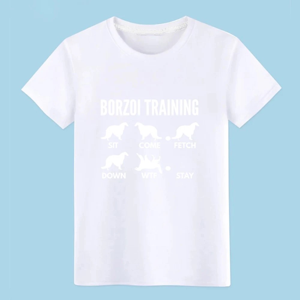 Футболка borzoi training для России wolfhound tricks футболка с принтом размер каваи интересная