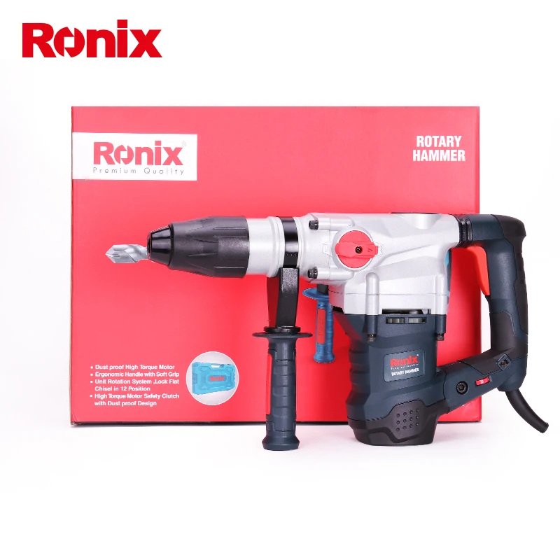 Ronix 220 В 40 мм вращающийся молоток 1600 Вт электроинструменты машина сделано в Китае