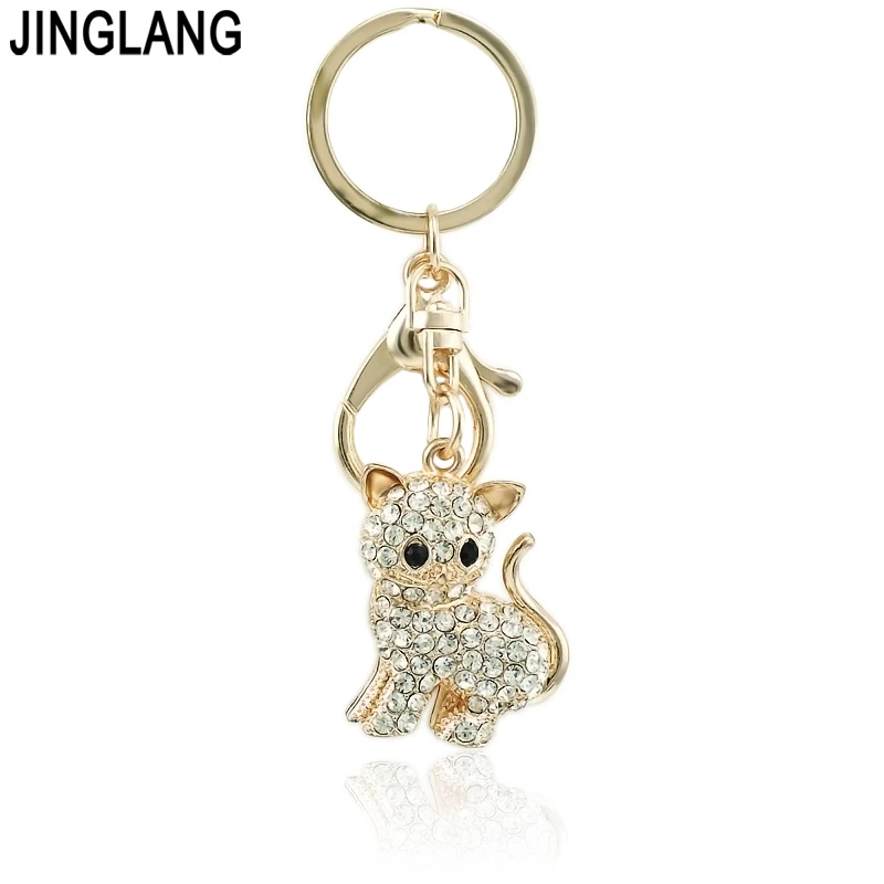 Металлические брелоки JINGLANG золотого цвета в виде животного с застежкой