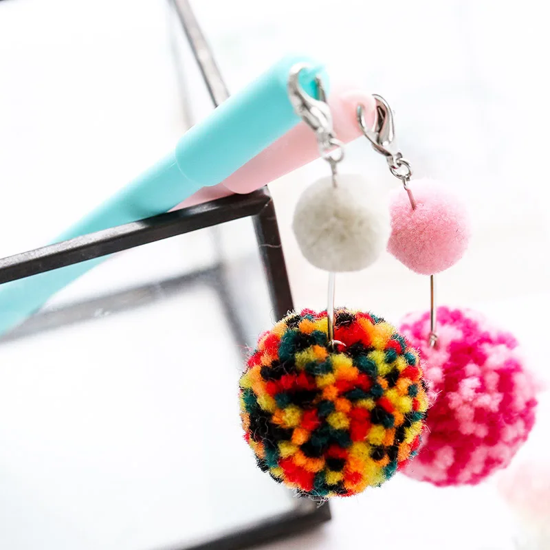 2 шт. плюшевая подвеска гелевые кавайные ручки канцелярские принадлежности Papelaria