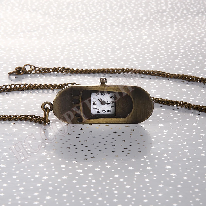 Модные скейтборд карманные часы слайд пластина слайдер форма украшения ожерелье
