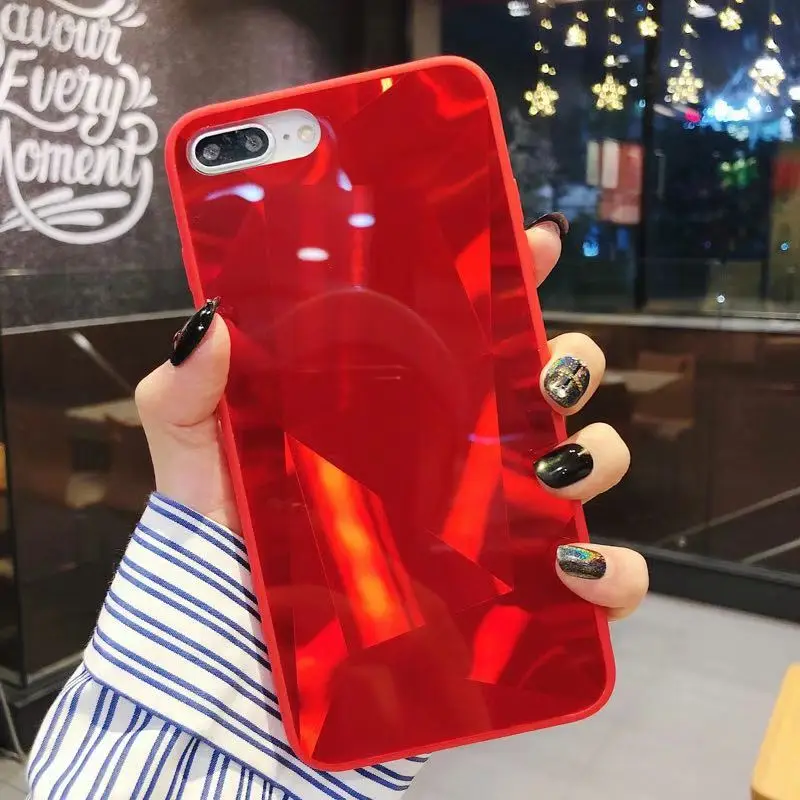 Роскошный 3D Алмазный чехол для телефона iphone XS XR Max блестящий зеркальный 6 S 7 8 Plus X