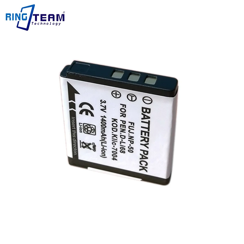 2 шт./лот NP50 NP-50 FNP50 Аккумуляторы для цифровых камер Fujifilm F300 F305 F500 F505 F550 F600 F605 F660 F665