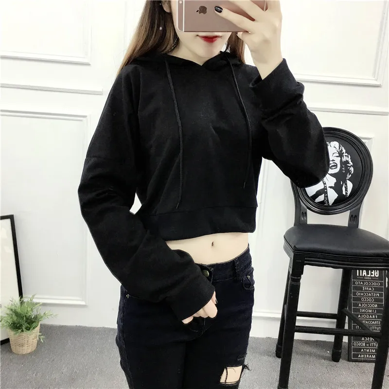 Женская толстовка с капюшоном C77924A осенняя красная Черная|ladies hoodies|hoodies ladieshoodie red |