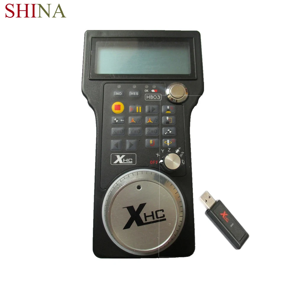 Новый CNC 3 осевой маховик беспроводной USB MPG Подвеска NC для ЧПУ маршрутизатор xhc hb03