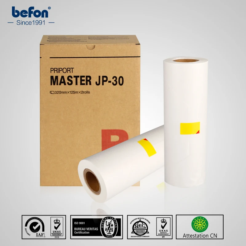 

Befon Master Roll JP-30 JP 30 A3 CPMT19, совместимый с Ricoh JP3000 3800 3810P