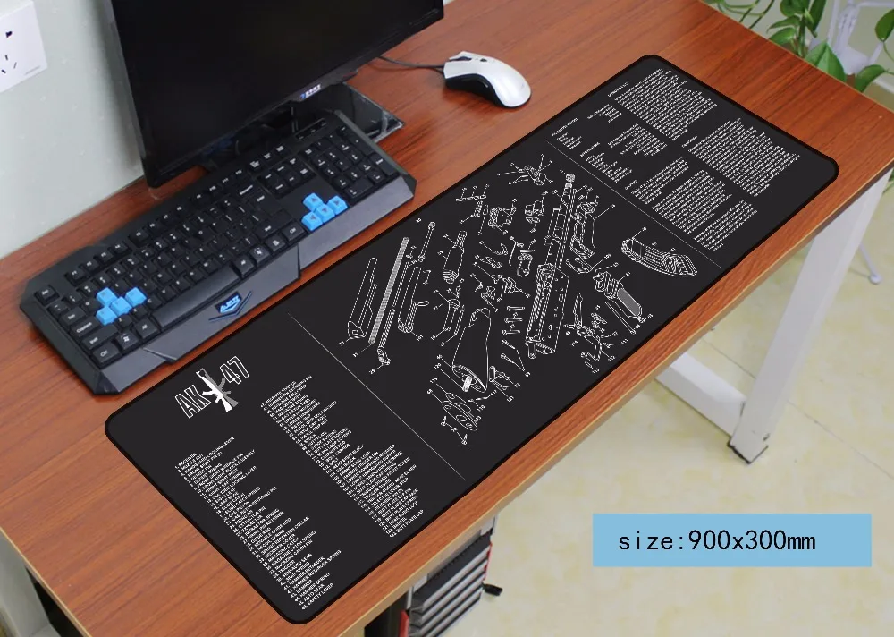 Черный коврик для мыши 900x300 мм большой notbook компьютер win94 csgo игровая padmouse геймер