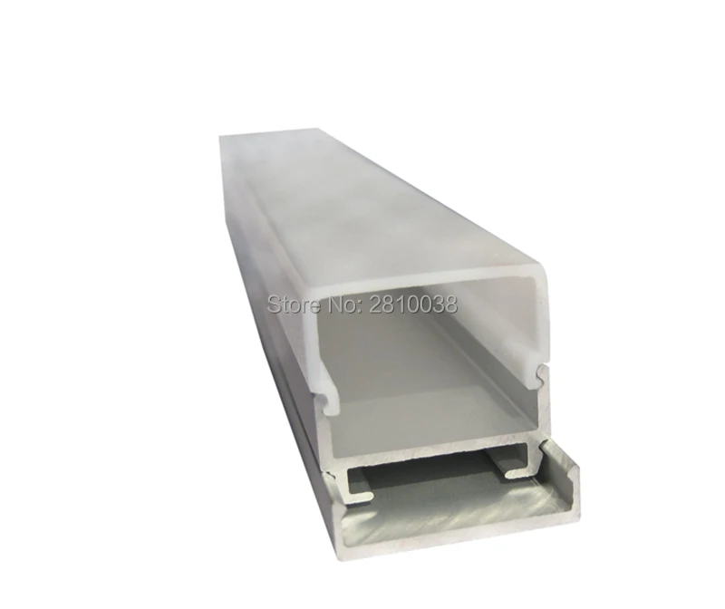 Алюминиевый профиль AL6063 для светодиодных лент 10x1 м в комплекте|aluminium profile for led|profile