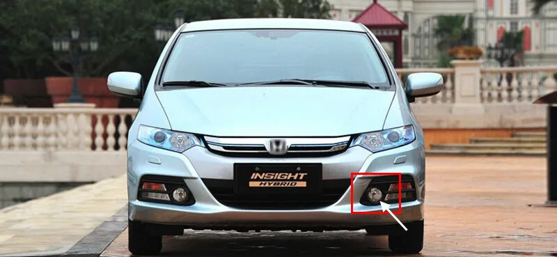 Автомобильный Стайлинг DRL для Honda Insight 2010- 9-Pieces светодиодный s Противотуманные фары H11 H8 12 В 55 Вт сменный светодиодный противотуманный фонарь