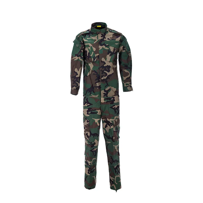 Camouflage set1 Special Forces Tactical Men Army Camouflage Military Uniform Long Sleeve Soldier Army Suit Combat Jacket Pants Set US Size - Цвет: Camouflage set1