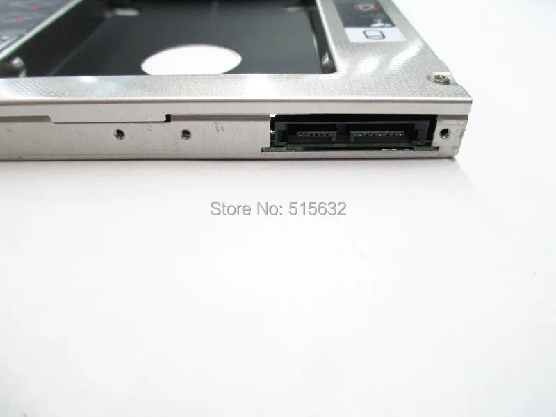 Новый 12 7 мм 2 й HDD SSD жесткий диск адаптер Caddy разъем отсека для HP Probook 4530s SATA|2nd hdd|caddy