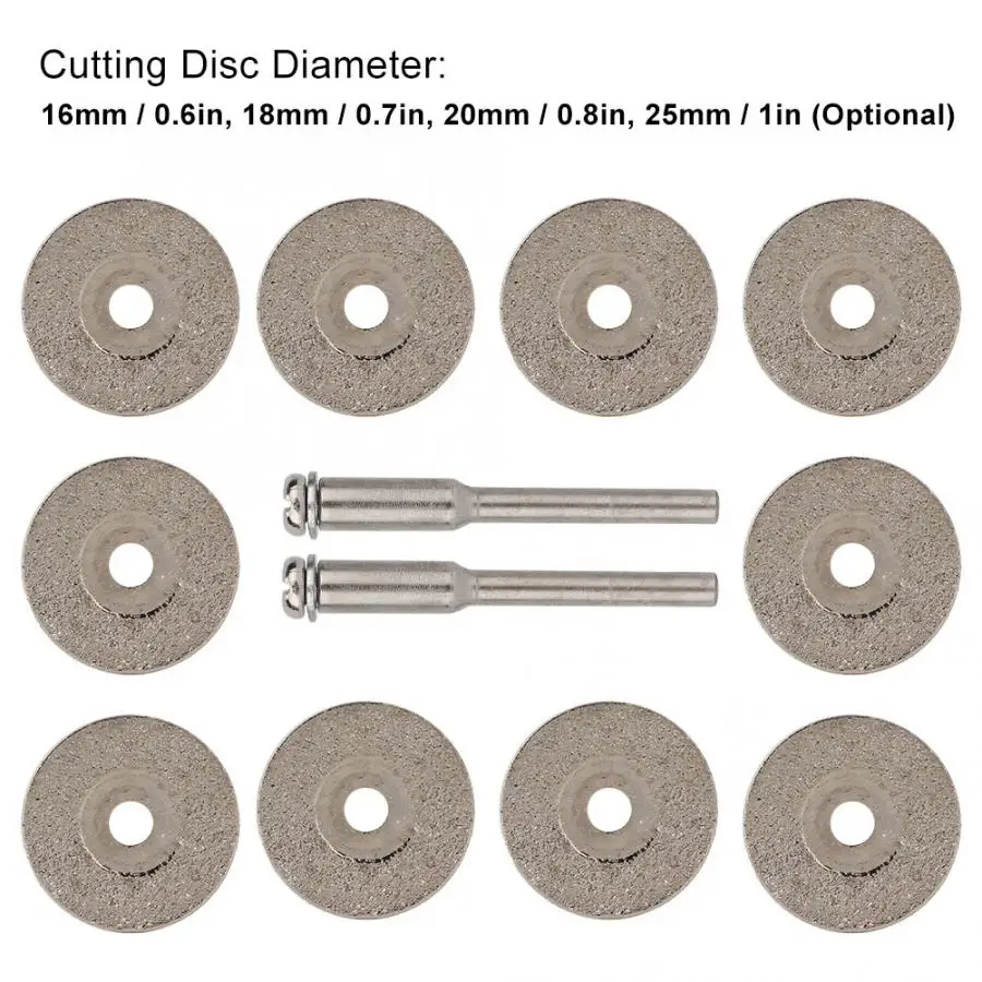 Профессиональный 10 шт Алмазный диск отрезной ролик роторный инструмент