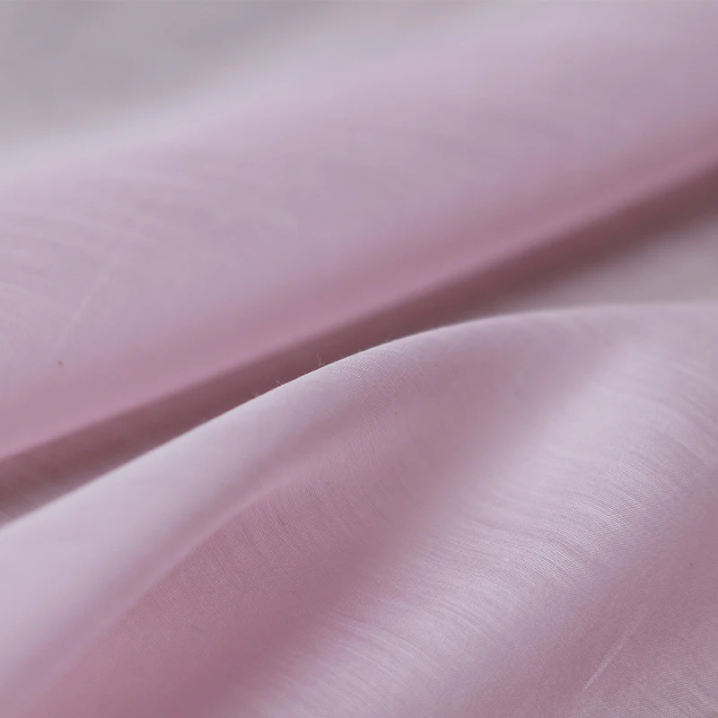 

Light pink silk flax organza summer lining dress fabric