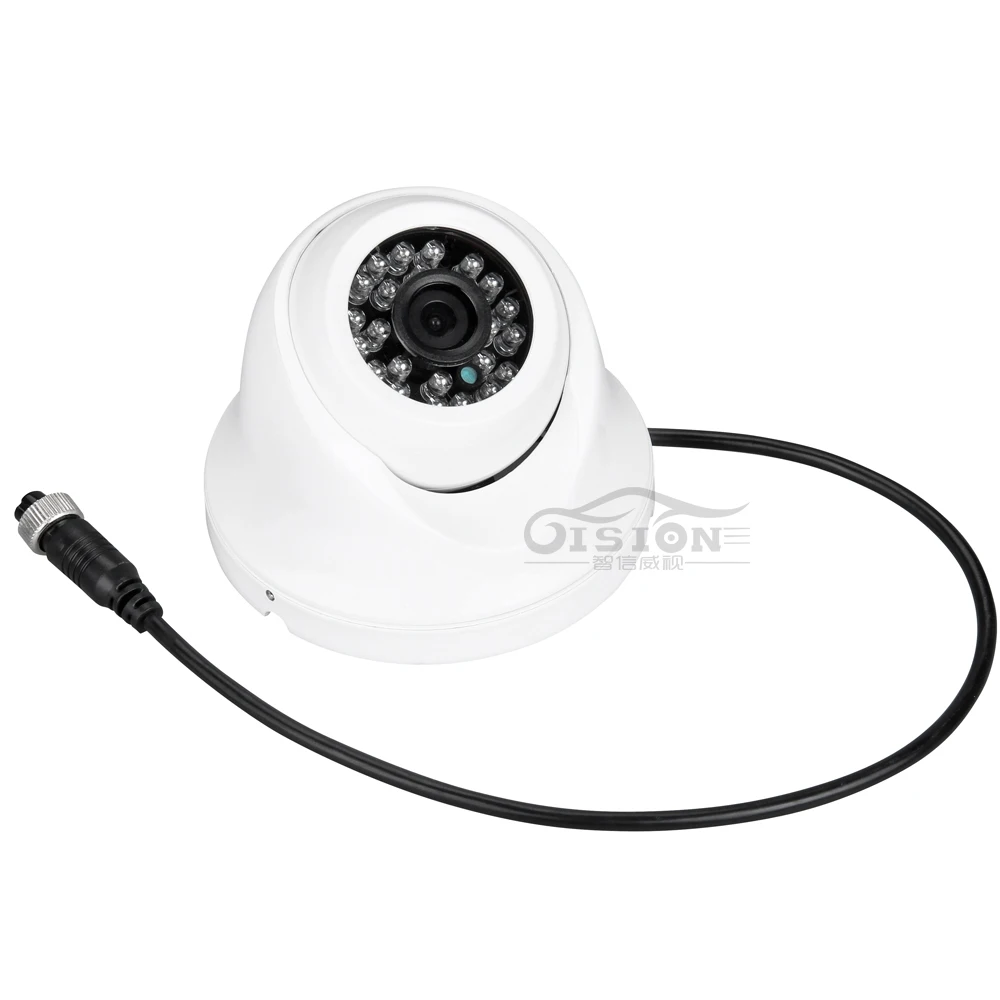 700TVL 3.6MM 4Pin Security Taxi Camera,Indoor White Analog CCD Bus Car Camera For Vehicle Monitoring System Free Shipping