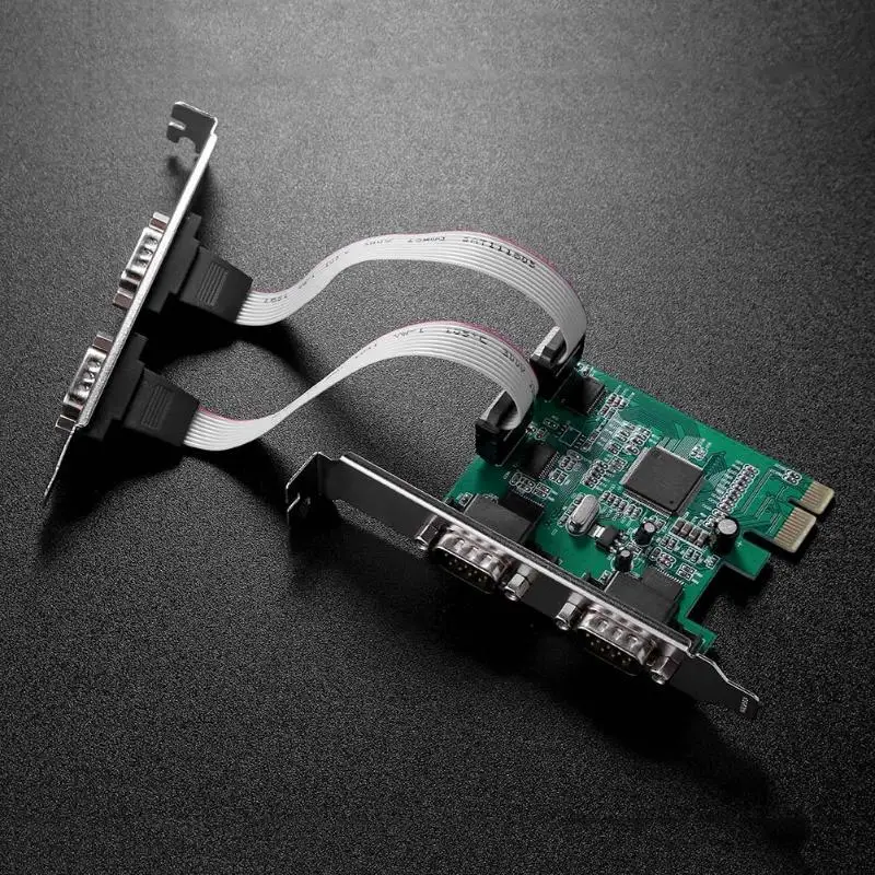 Pci-E к 4 последовательный порт карта расширения Rs232 интерфейс адаптер с длинной