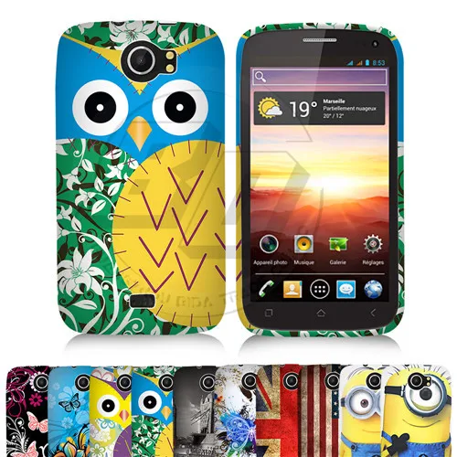 Print Cute Skin Cover Minion Floral Butterfly Flag Back for fly iq450 Quattro Case Silicon Gel TPU Candy Soft |