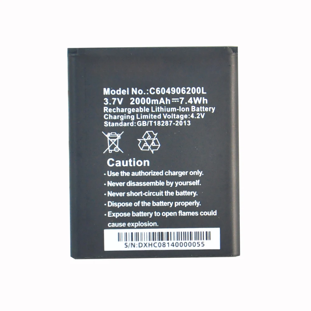 OHD оригинальный 2000mAh Сменный литий ионный аккумулятор C604906200L для BLU Studio Sport 4 5 S430U S430