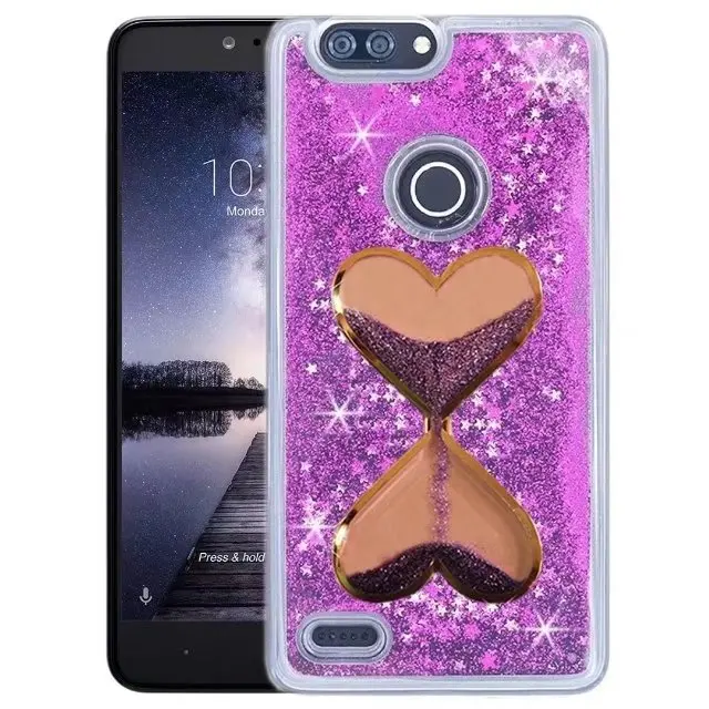 For ZTE Blade Zmax / ZMax Pro 2/Sequoia Z982 Case Luxury Bling Glitter Liquid Quicksand Star Sparkle Soft Cover Z max |