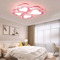 kids ceiling led lights for bedroom study room pink white color for 10 15square meters lamps led modern luminaire lampe deco