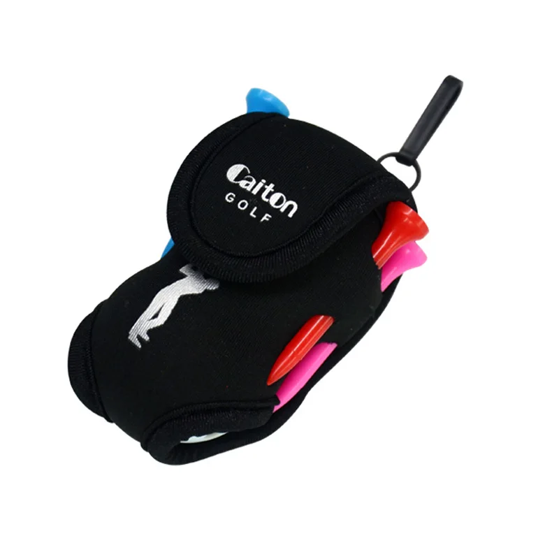 Мяч для мини гольфа держатель поясная сумка с крюком дайвинга эластичная + 2 мяча 4