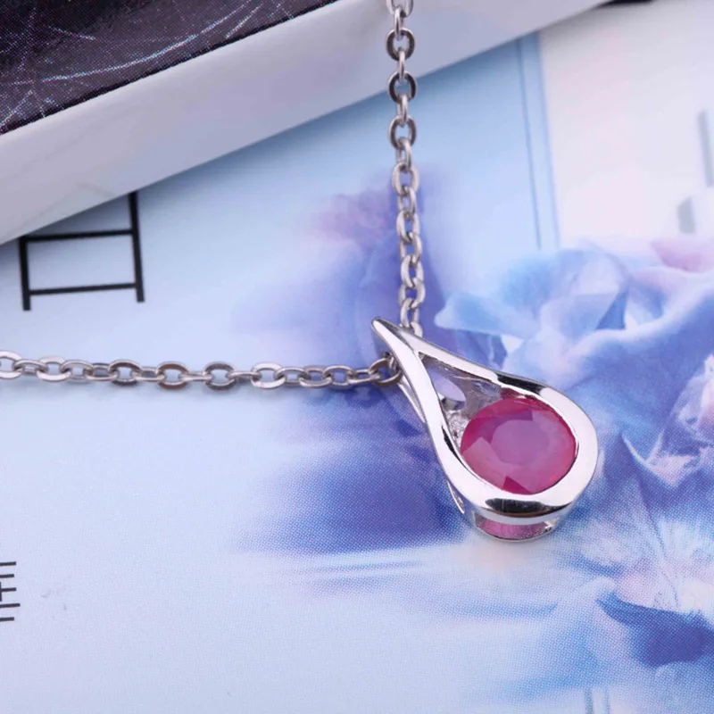 Женское Ожерелье в виде капли воды из серебра 925 пробы|fine jewelry|gifts customizedgift gifts |