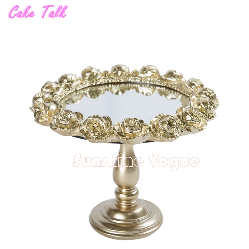 Подставка для торта в виде цветов стиле рококо свадебного fondant 10 дюймов тарелка