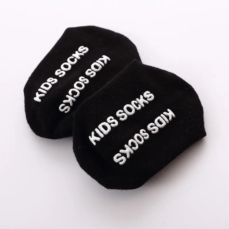 ZIKA Children's Socks Fashion Cute Black White Letter Winter Short Comfortable and Breathable for Newborns 0-4Year | Детская одежда