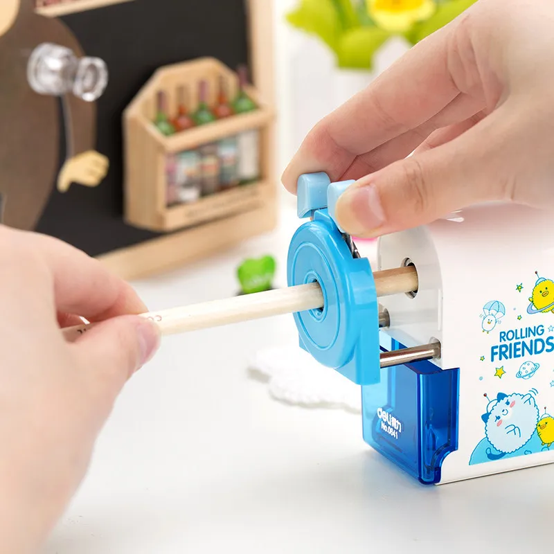 

Cartoon Manual Pencil Sharpener Children Transparent Mechanical Pencil Sharpener Pencil Cutting Machine School Supplies 0641